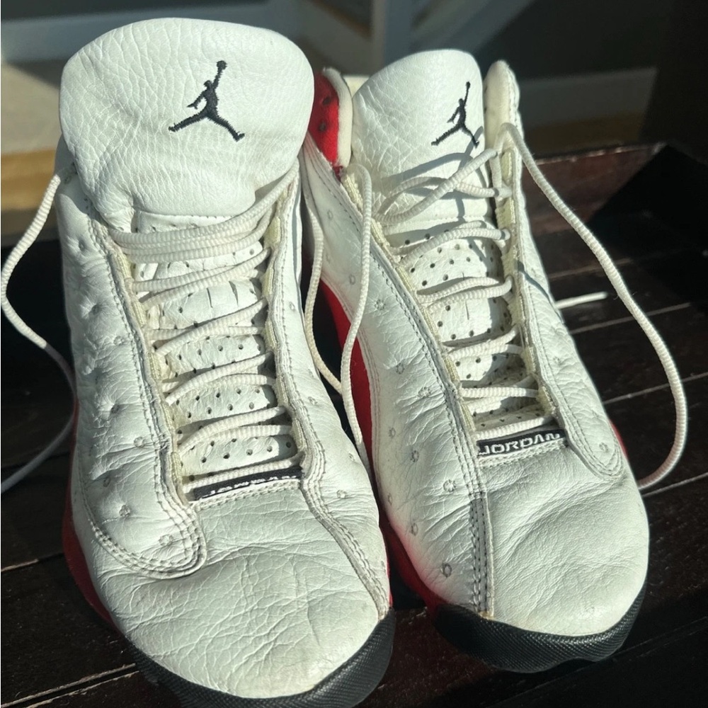 MENS Nike Air Jordan 13 OG 1997 Chicago White Red Black Size 9 -Original Release